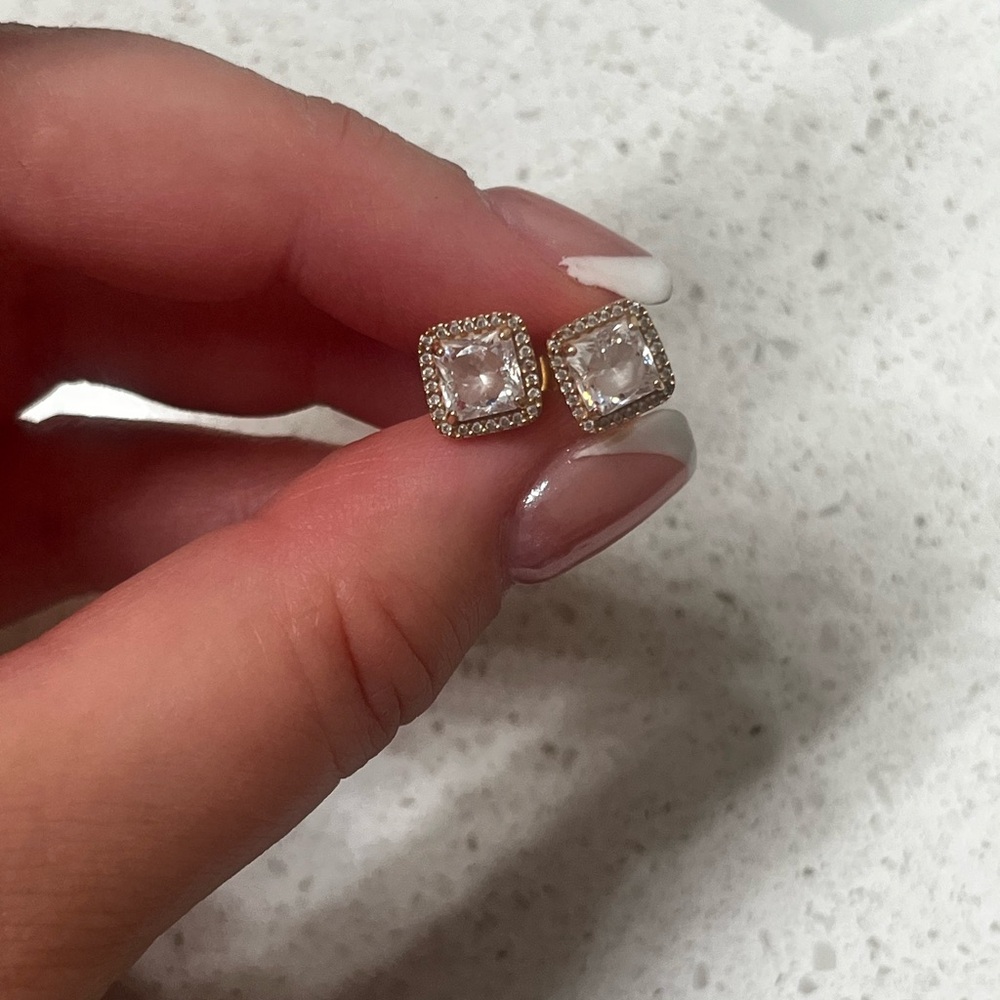 Elegant Silver Stud Earrings